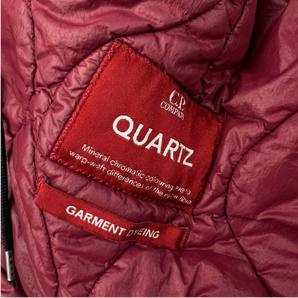 C.P. Company Red Quartz Panelled Goggle Jacket 