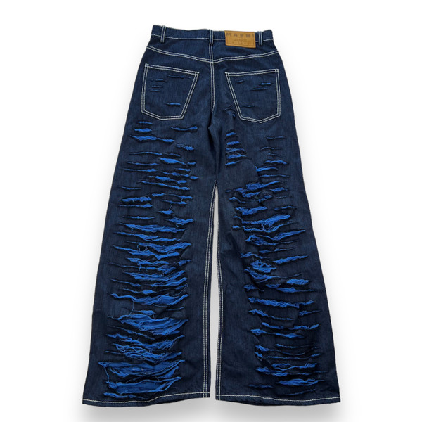 Marni Blue Distressed Jeans