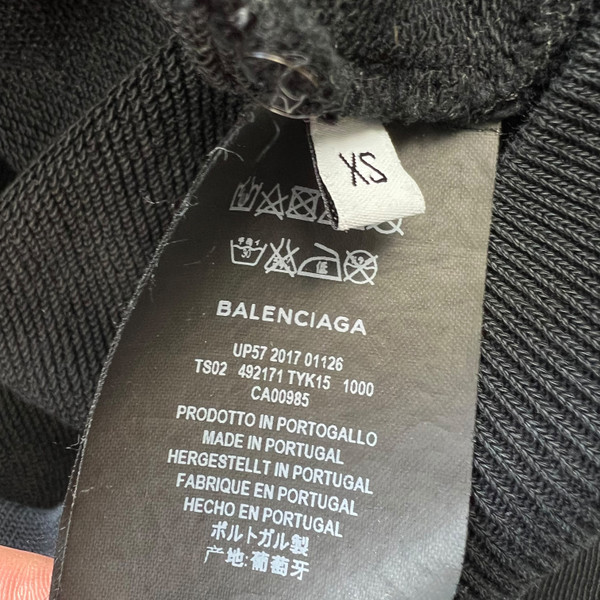 Balenciaga City Logo Gradiation Women's Hoodie 