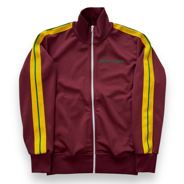 Palm Angels Burgundy Track Jacket 