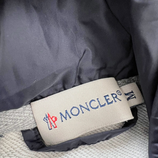 Moncler Grey Nylon Hood Gilet 
