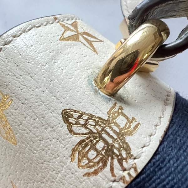 Gucci Mini Sylvie Calfskin Bee Star Bag 
