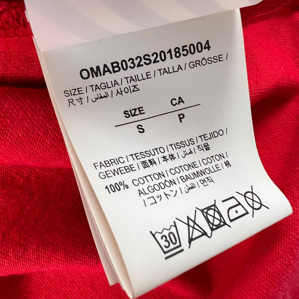 Off-White Red Caravaggio Mock Neck