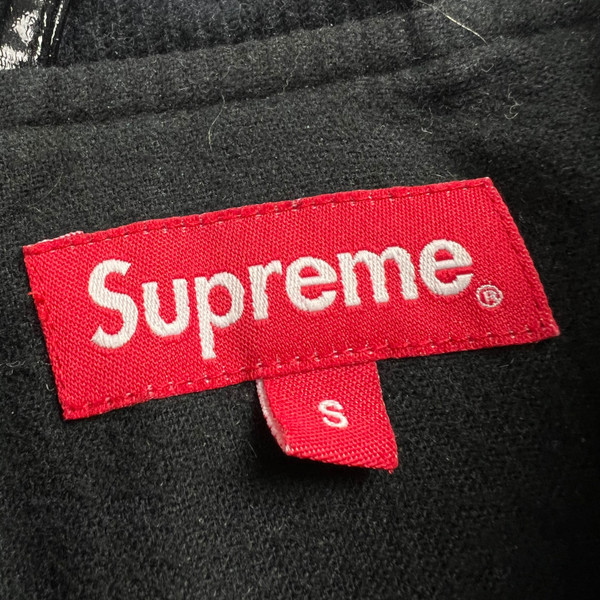 Supreme Black Vinyl Patent Leather Jacket