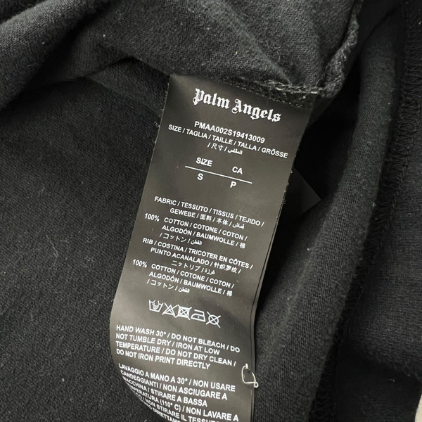 Palm Angels Multi Logo Black T Shirt 