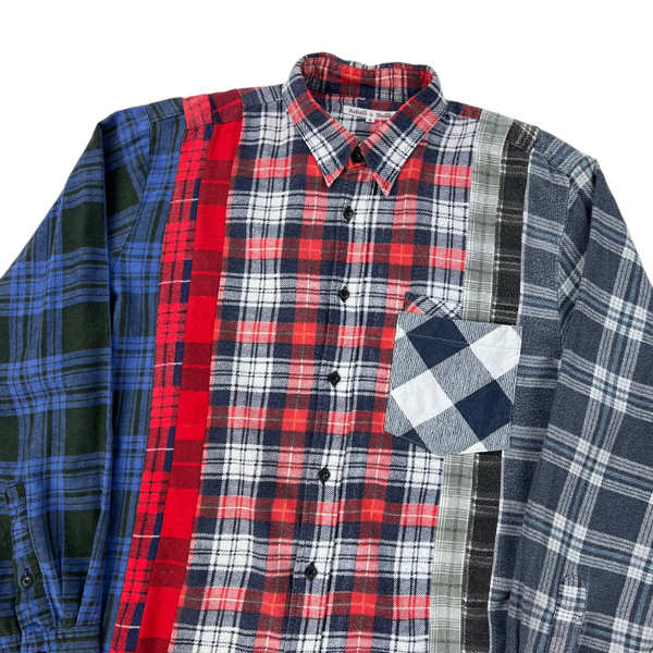 Needles Rebuild 7 Cut Flannel Shirt
