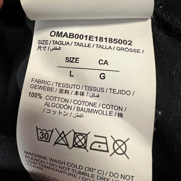 Off-White 3D Arrows Long Sleeve T Shirt Black