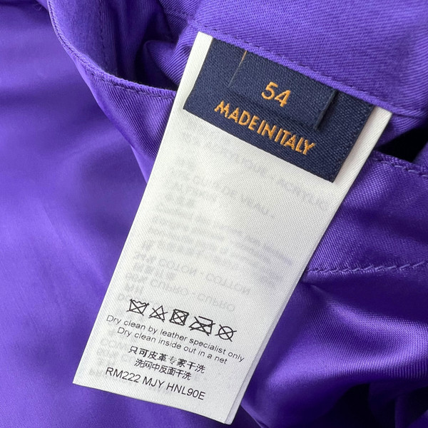 Louis Vuitton Purple Varsity Jacket Blouson