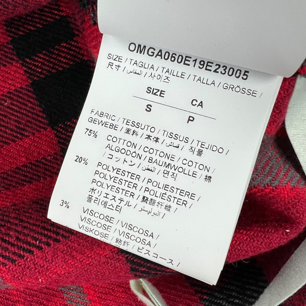 Off-White Mariana De Silva Flannel Shirt 