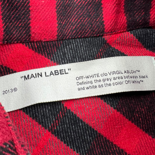 Off-White Mariana De Silva Flannel Shirt 