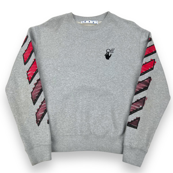 Off-White Marker Arrows Grey Sweatshirt 
