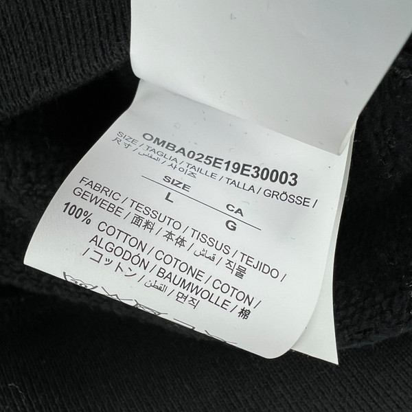 Off-White Unfinished Arrows Black Sweatshirt 