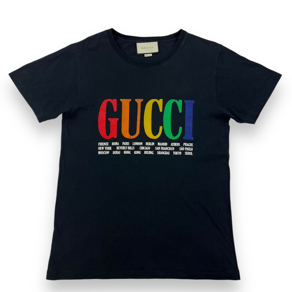 Gucci Cities T Shirt Black