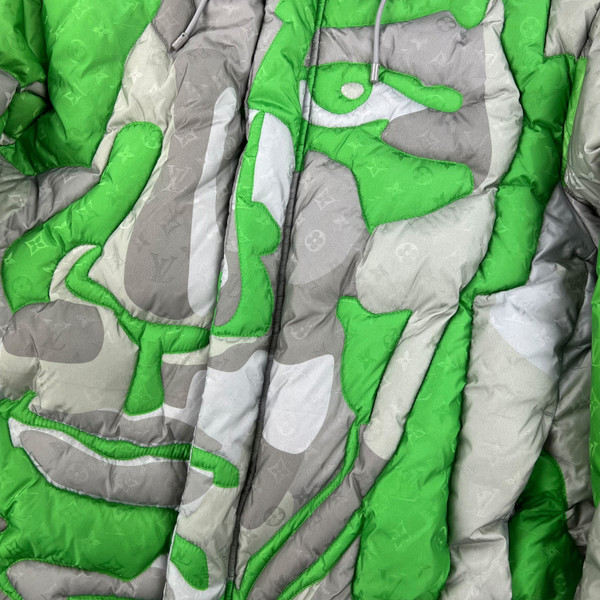 Louis Vuitton x Kidsuper Patchwork Puffer Jacket 