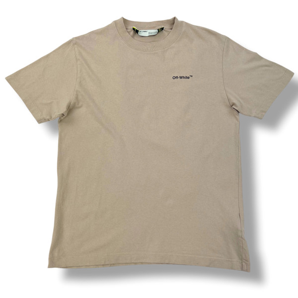 Off-White 3D Arrows Beige T Shirt 