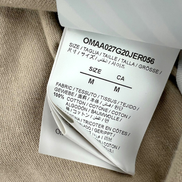 Off-White 3D Arrows Beige T Shirt 