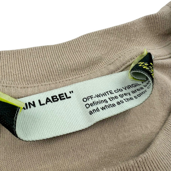 Off-White 3D Arrows Beige T Shirt 