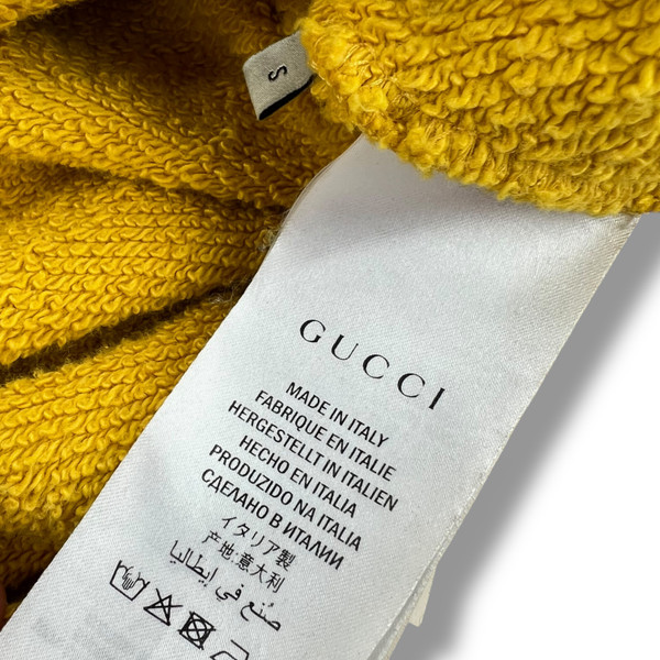 Gucci Winged Jockey Yellow Sweatshirt 