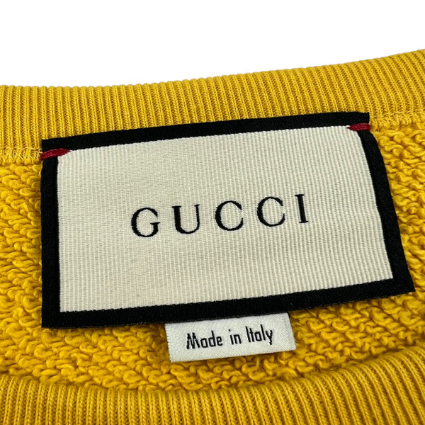 Gucci Winged Jockey Yellow Sweatshirt 