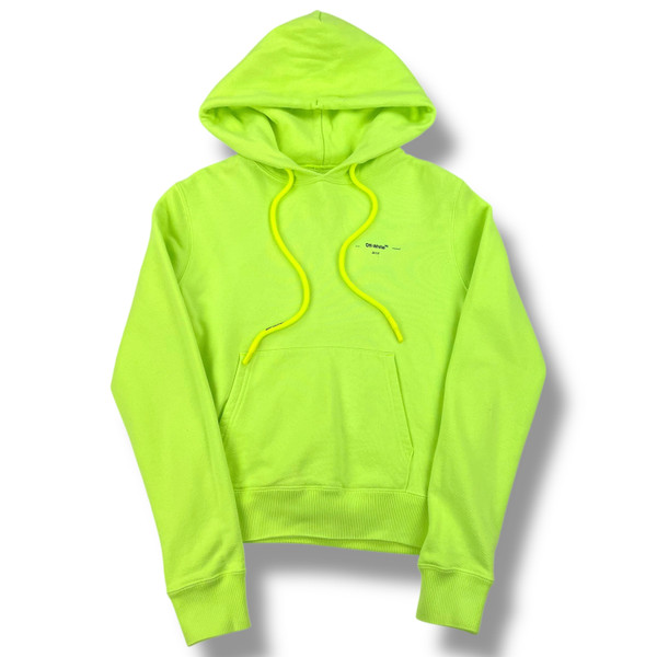 Off-White Neon Cutout Arrows Hoodie 