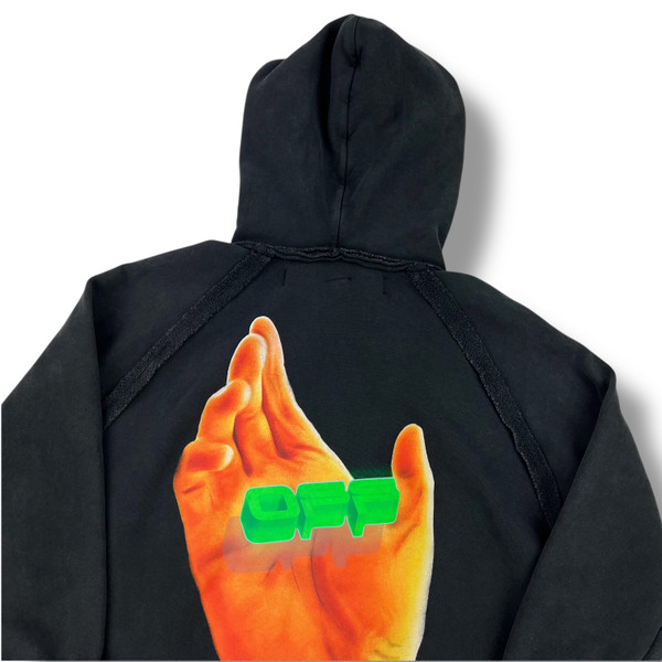 Off-White Hand Print Women's Hoodie