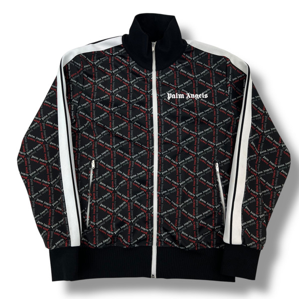 Palm Angels Storm Monogram Black Track Jacket 