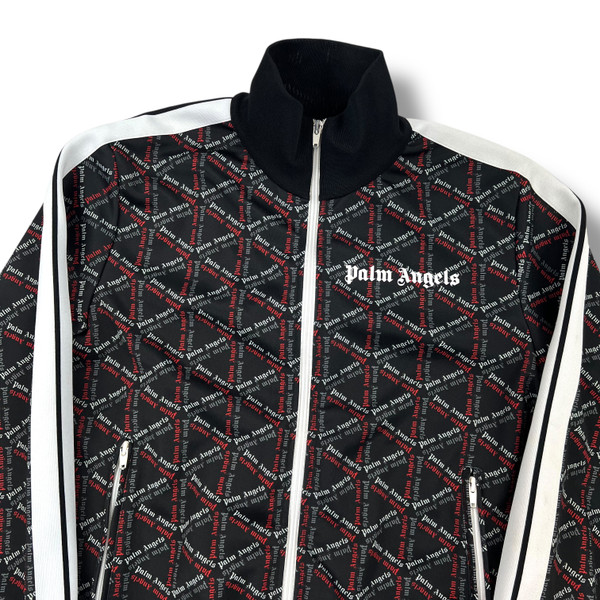 Palm Angels Storm Monogram Black Track Jacket 