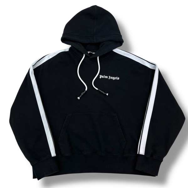 Palm Angels Black Hoodie .