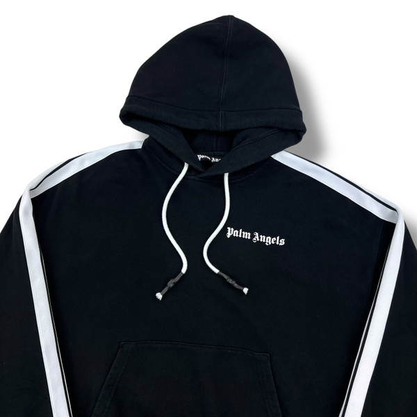 Palm Angels Black Hoodie .