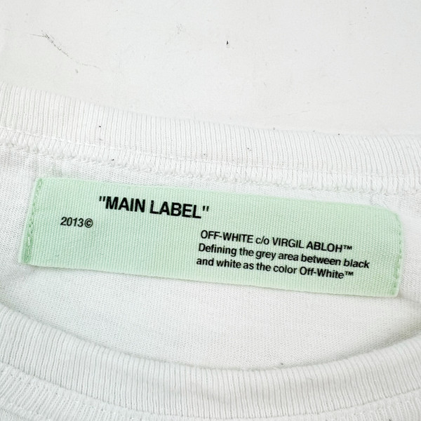 Off-White Brushed Arrows White T Shirt 