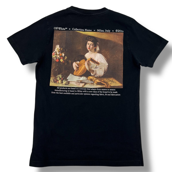 Off-White Caravaggio Lute Black T Shirt 