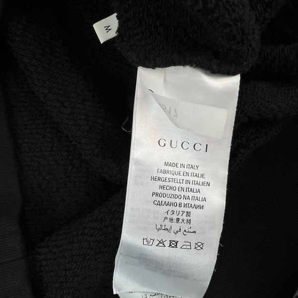 Gucci Interlocking GG Print Black Hoodie 