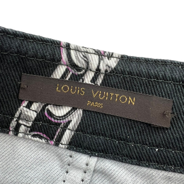 Louis Vuitton Chains Black Skirt 