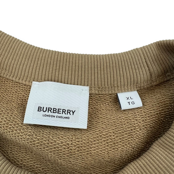 Burberry Check Motif Applique Sweater 