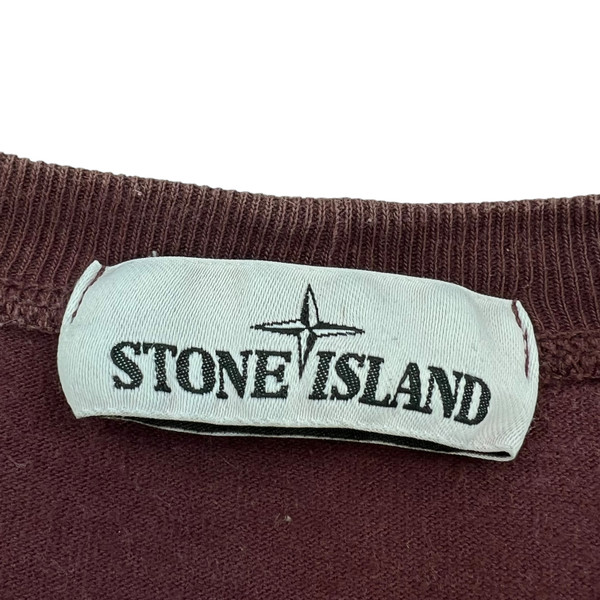 Stone Island Burgundy Sweatshirt