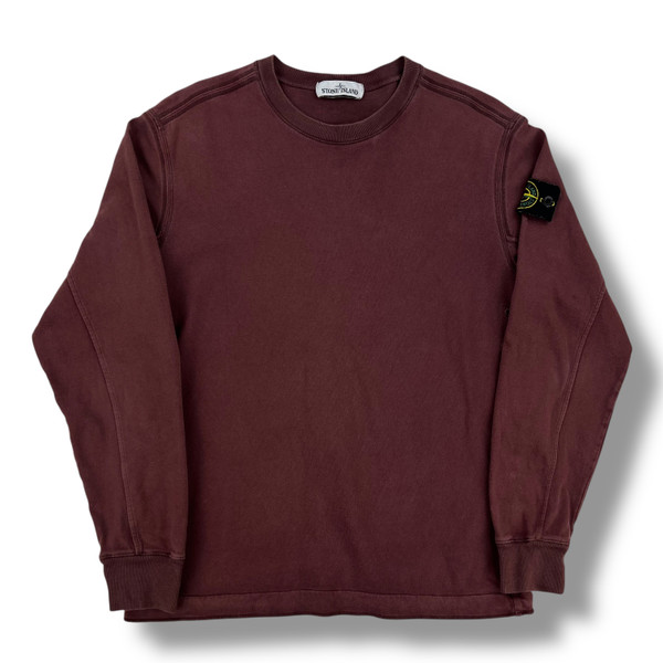Stone Island Burgundy Sweatshirt