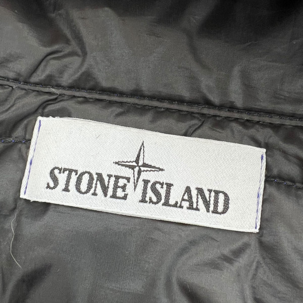 Stone Island Bio-Based Ripstop Nylon Down Blue Puffer Jacket