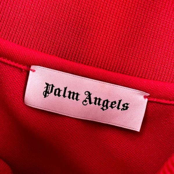 Palm Angels Red Zip Track Jacket 