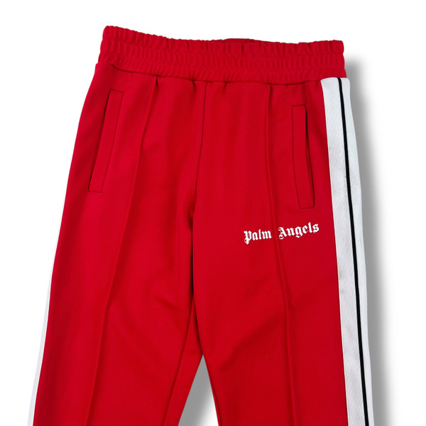 Palm Angels Red Stripe Sweatpants 