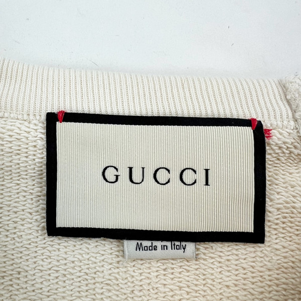 Gucci Star Logo Cream Sweatshirt 