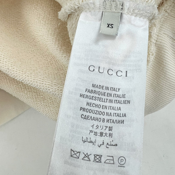 Gucci Star Logo Cream Sweatshirt 