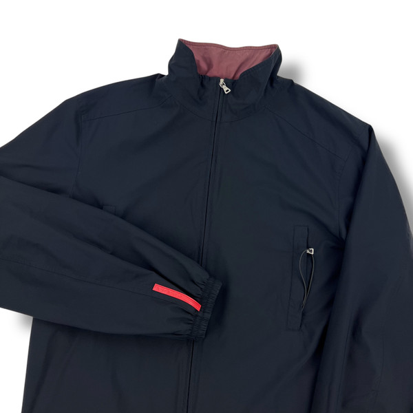 Prada Navy & Burgundy Reversible Jacket 