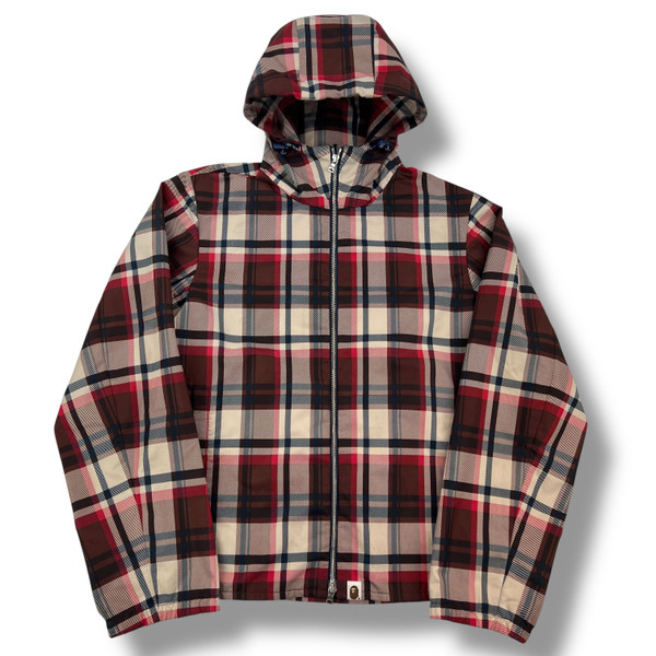 Bape Plaid Windbreaker Jacket