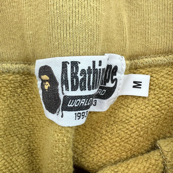 Bape Yellow 1st Camo Shark Sweatpants 