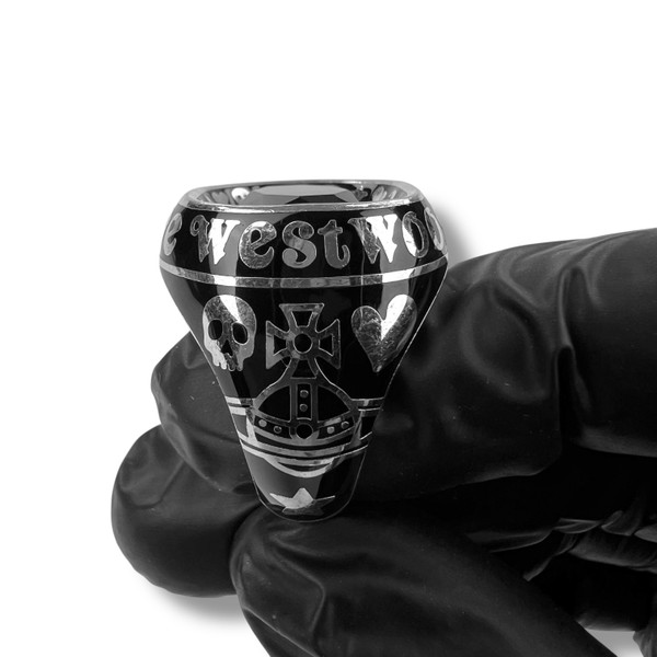 Palace x Vivienne Westwood College Ring Sterling Silver 