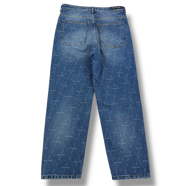Balenciaga All Over Logo Jeans