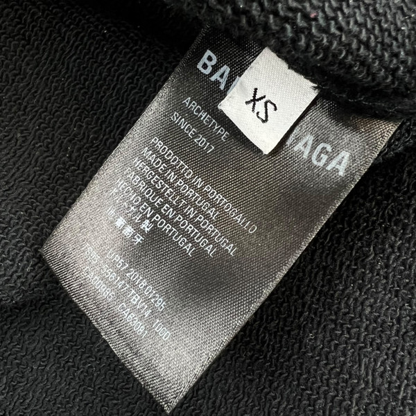 Balenciaga Campaign Logo Black Sweatshirt 
