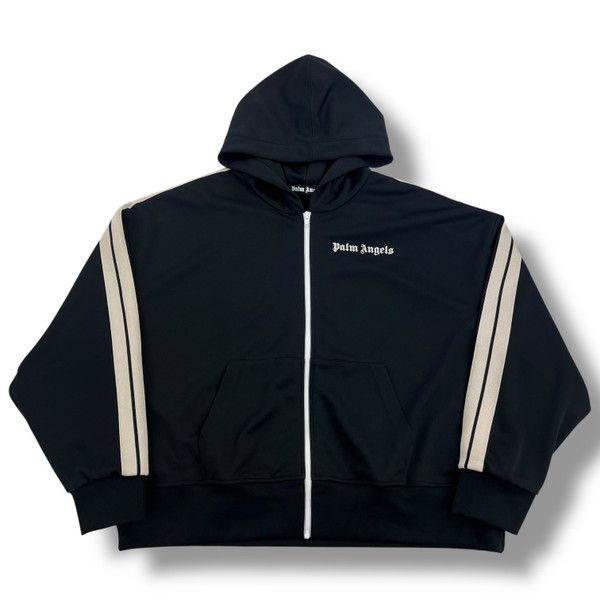 Palm Angels Black / Ivory Track Hoodie 