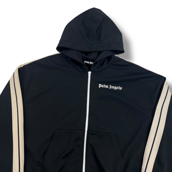 Palm Angels Black / Ivory Track Hoodie 