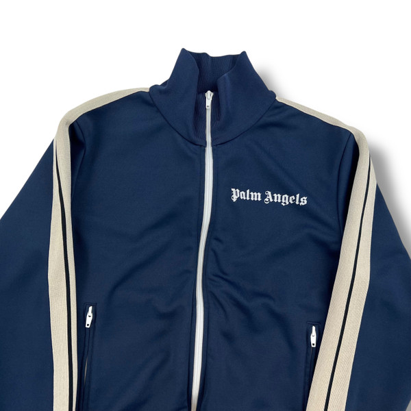 Palm Angels Navy / Ivory Track Jacket .